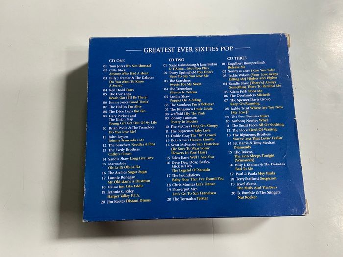 Greatest Ever Sixties Pop 3 CD Set Various Artists