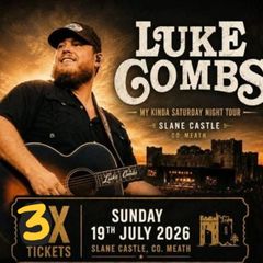 Luke Combs Tickets x3