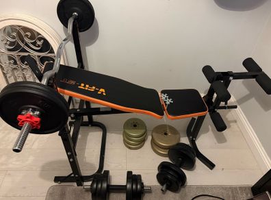 Weight Bench & Weights