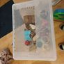 hamster bin cage with accessories Image 2