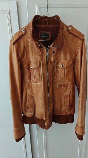 Classic Men's Aviatrix Tan Leather Jacket