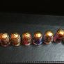 Collection of Bone China Flower Gold Top Thimbles Image 5