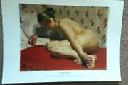 Andres Leonard Zorn Study of Nude National Museum Stockholm Print
