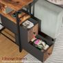 Narrow Side Table Set of 2, Slim Bedside Image 2
