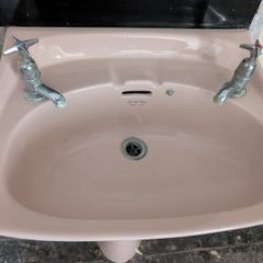 pink vintage armitage shanks sink