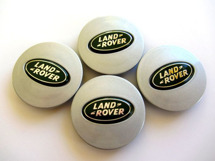 1set LAND ROVER Silver with BLACK logo  63mm Alloy Wheel Center Caps cap Hub Cover 63 Land L322