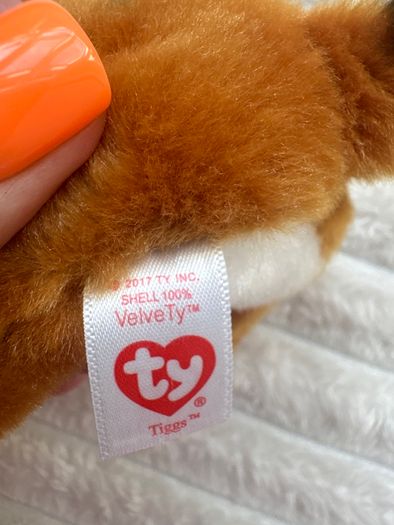 Ty Beanie Baby Tiggs the Bengal Tiger approx. 15 cm. 2017 Used Please see photos