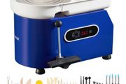 NEW SALE | Pottery Wheel 11in Ceramic Wheel Foot Pedal Sculpting Tools Apron 450W