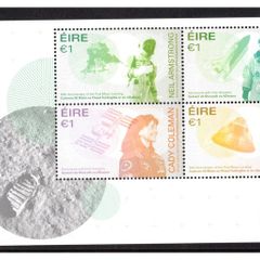 2019 Ireland Space Exploration Commemorative Stamps Miniature Sheet Mint Never Hinged (MNH)
