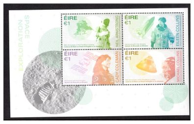 2019 Ireland Space Exploration Commemorative Stamps Miniature Sheet Mint Never Hinged (MNH)