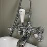Burlington free standing bath + taps Image 4