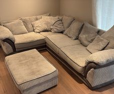 Grey L Sofa
