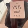 Zara hi rise faux leather Legging BNWT Image 2