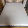 Solid Oak Scandi Double Bed Frame Image 5