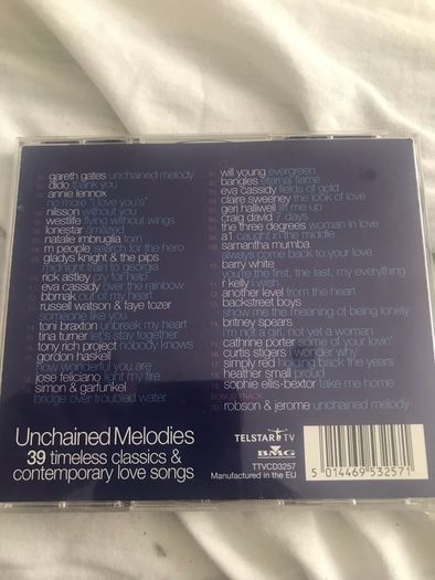 cds double cd unchained  melodies see photos
