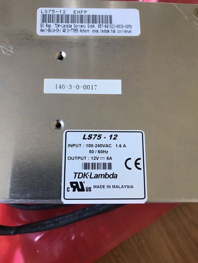 LS75 - 12 psu TDK Lambda 12V 6A