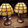 Vintage Table Lamps & Ceiling Shade Set Image 7