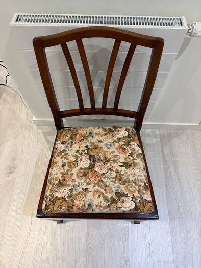 Dining Chairs Solid Wood  NEW Upholstery & Memory Foam