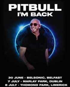 Pitbull standing tickets