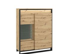 Display cabinet with LED lighting