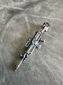 Sterling silver gun pendant