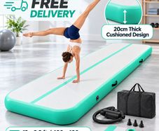 Inflatable Gymnastics Mat 4m with Electric Pump