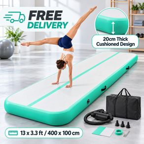 Inflatable Gymnastics Mat 4m with Electric Pump
