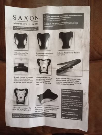 genuine leather seat cover for GSXR