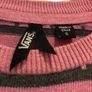 VANS Soft pink/grey striped jumper (Uk10) Image 4