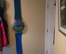 Vintage Swatch Maxi Wall Hanging Clock