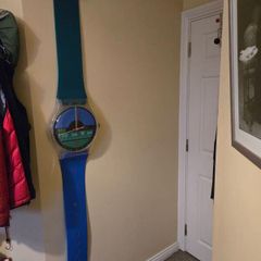 Vintage Swatch Maxi Wall Hanging Clock
