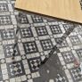 Modern light oak effect desk with chrome legs Image 4
