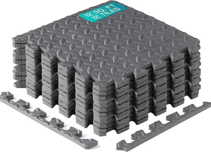 EVA Foam Floor Tiles, Foam Mats, Gym Floor Mats, Interlocking Floor Mats for Garage Flooring, Swimming Pool Outdoor, Hot Tub, Tent Carpet, Camping Mats, Playpen Dog Mats