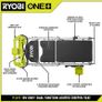 RYOBI 18V ONE+ Dual Function Lighted Creeper Seat PCL692B Image 3