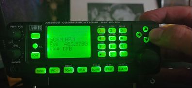 AOR MK2 Scanner Radio and Discone Antenna