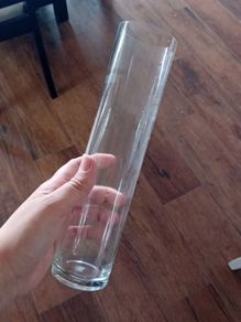 glas vase 26 cm high
