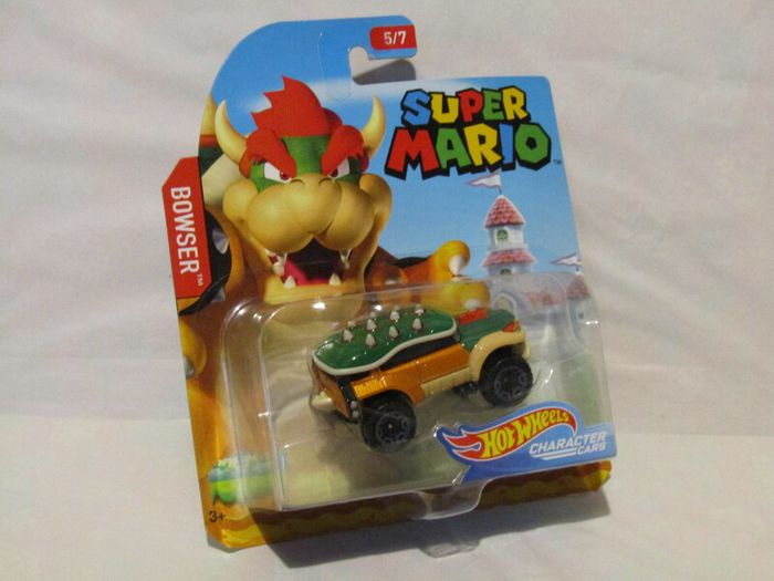 Hot Wheels Super Mario Bros Character Cars Complete Set Of 7 Diecast Cars Brand New Sealed