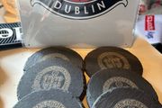 Bohs fc black slate coasters