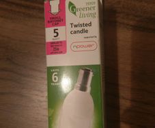 Twisted Candle bulb x 2
