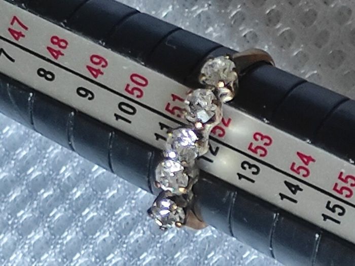 Vintage rolled gold ring
