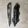 2014 jaguar xf front bumper grille rh side Image 2