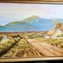 Oil painting rural landscape scene Donegal Image 2