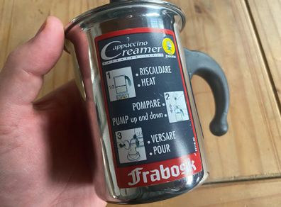 Frabosk Cappuccino Creamer Italy made