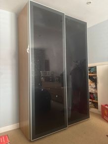 free ikea wardrobe (PAX oak-effect)