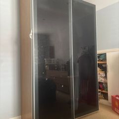 free ikea wardrobe (PAX oak-effect)