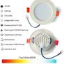 5XLED Recessed Ceiling Slim Spot Light, 5W Cool White 6000K IP44 Downlight, Die Casting Aluminum Flat Ceiling Light Suitable for Living Room Bedroom Kitchen Bathroom , Cutout 68-80mm Image 3