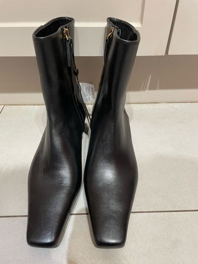 Ankle boots women black Massimo Dutti brand new size 5