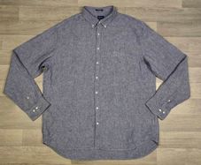 Gant Button Down Linen Shirt Mens 4XL