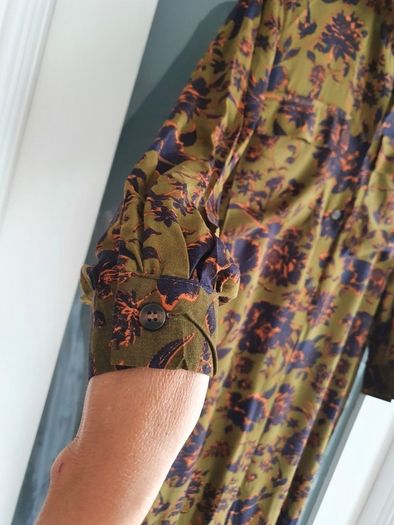 PRIMARK khaki midi Sz 8 - Bnwot Rrp 21