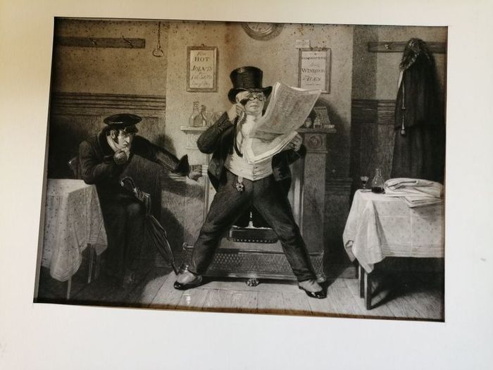 Robert Buss The Monopolist Lithograph Print 1841